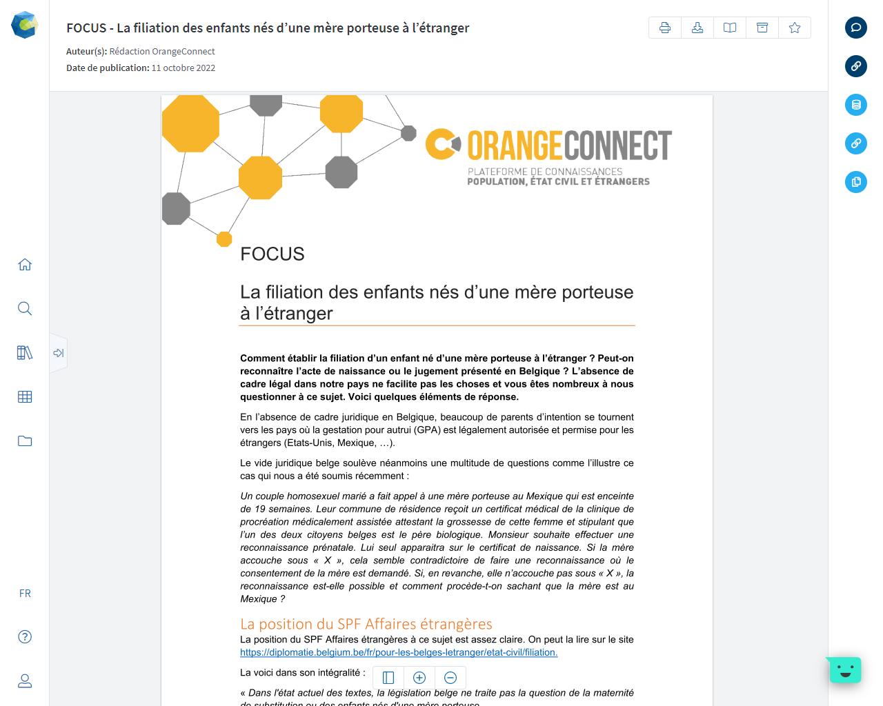 Orangeconnect Feature Document