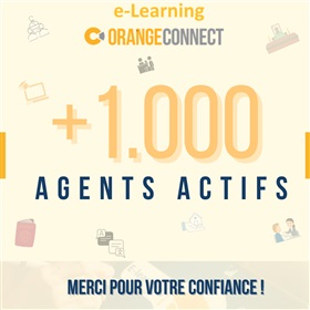 e-Learning OrangeConnect : plus de 1000 agents actifs !