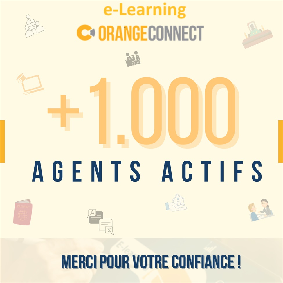 e-Learning OrangeConnect : plus de 1000 agents actifs !