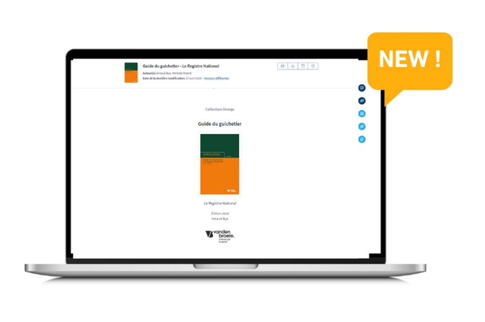 Le Guide du guichetier "Registre National" a été mis à jour